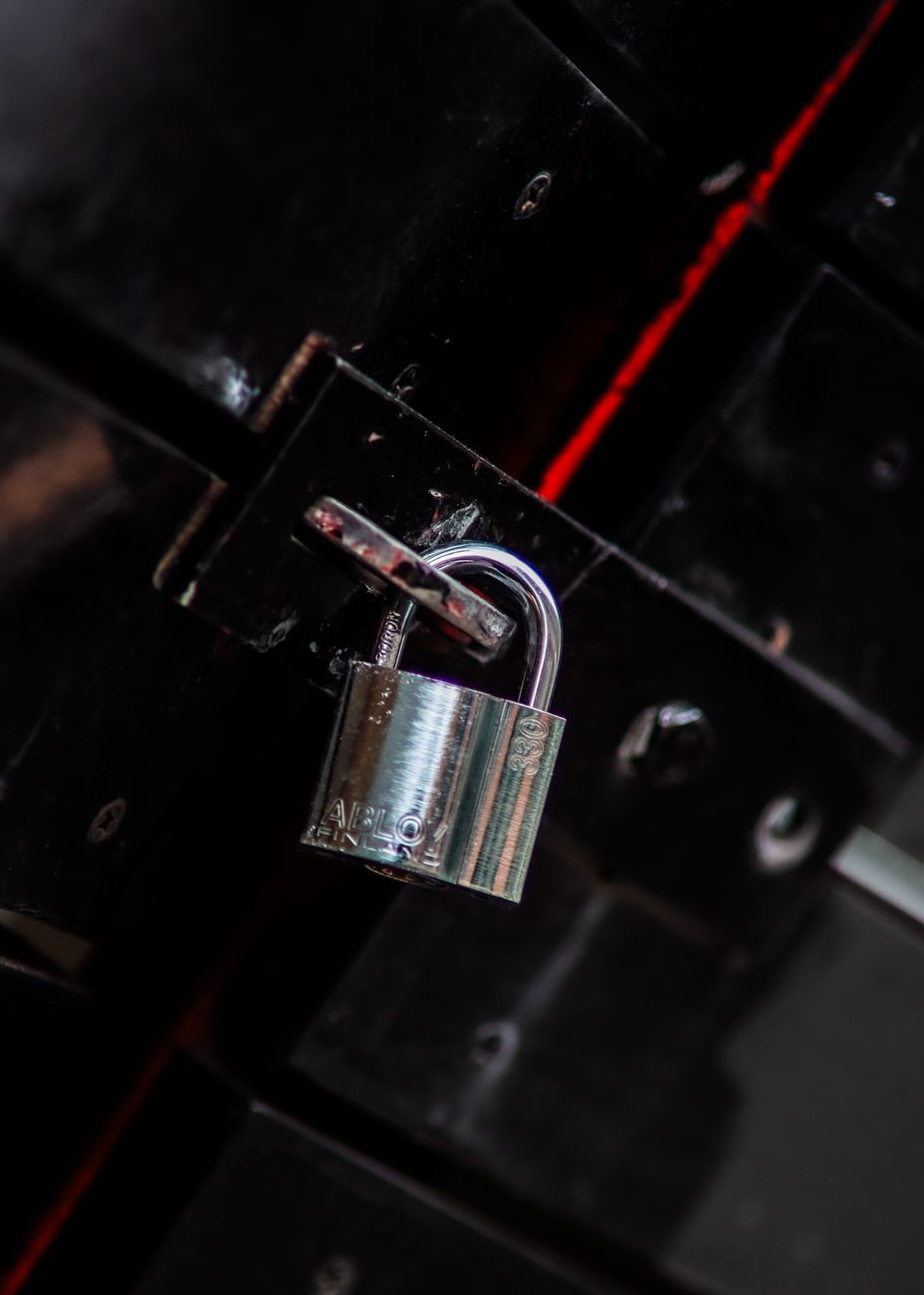 A smartphone with warning symbols on privacy
